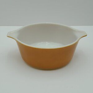 Pyrex Old Orchard 1.5 Pint Casserole Dish #472 1.5 Pt Handled Serving Dish